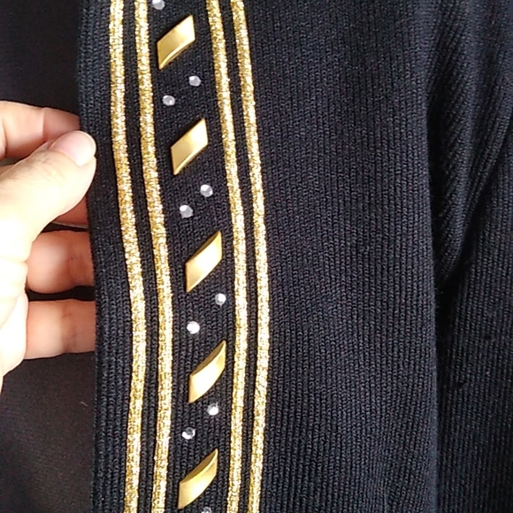 Black and Gold  women's blazer - Picture 11 of 12
